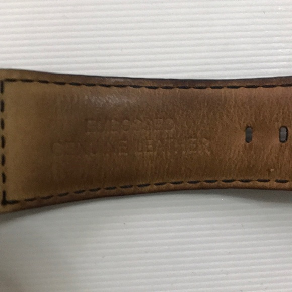 Michael Kors Black Embossed Leather Watch - Picture 6 of 8